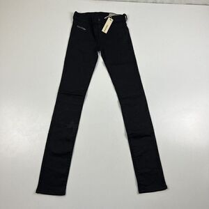 DIESEL Livier Super‎ Slim Jegging Size 27 Pants Black Slacks